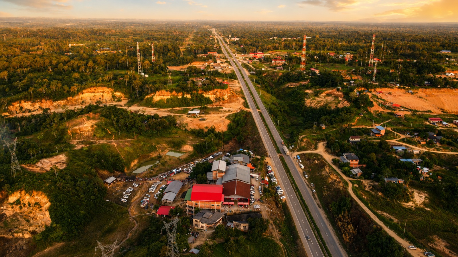 Vista aérea del Tabernáculo Maranatha